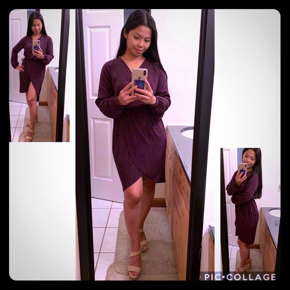 Forever 21 purple maxi dress